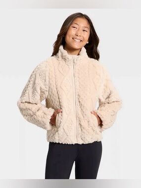 Big Girls’ High Pile Fleece Full Zip Jacket
Soft Buttermilk
XL (14)
NWT